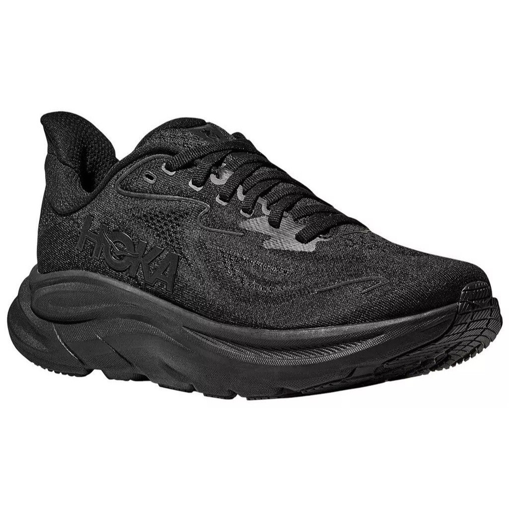 HOKA Clifton 10 Running Shoes Men’s Cushion Black BBLC 1162030 Size 12D - Picture 2 of 8